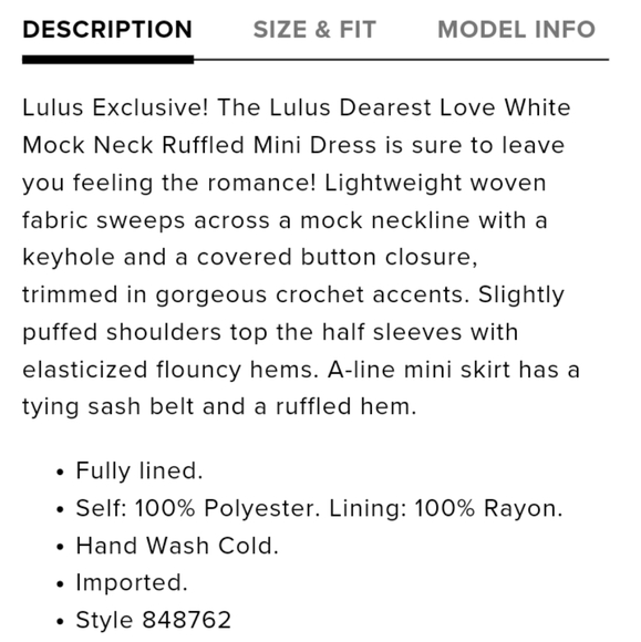 Ruffle Mini Dress - Picture 6 of 6